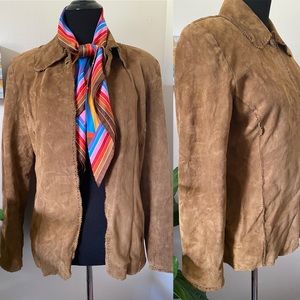 Suede Leather Jacket 🧥